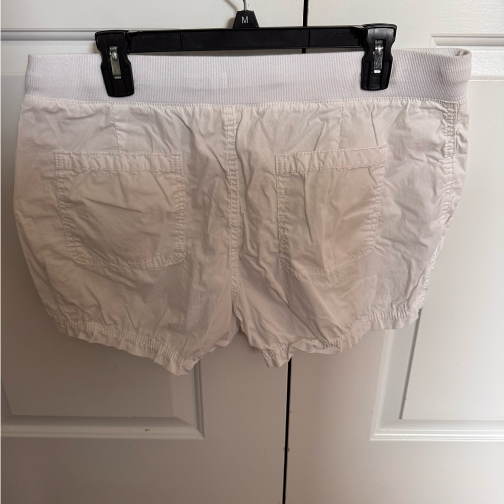 a.n.a White High-Waist Drawstring Casual Shorts - Picture 2 of 2